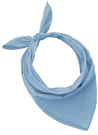 JOPHY & CO. Bandanas aus 100% Baumwolle für Damen Herren Kinder Unisex mit Paisley Muster Kopftuch Kopfbedeckung Schal für Haar/Hals/Handgelenk/Kopf COD.644 (Jeans)