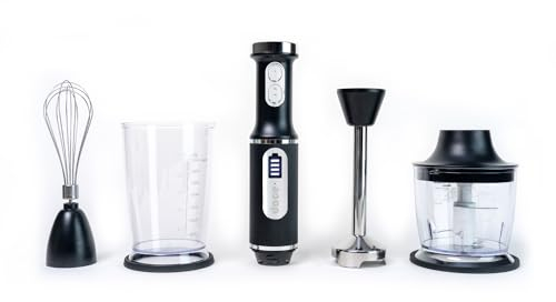 dace DA-CSTICK-BK cordless immersion blender handheld with Long Battery Life USB Chargeable | Cordless Immersion Blender Handheld for Home, Outdoor | On-the-Go Blending