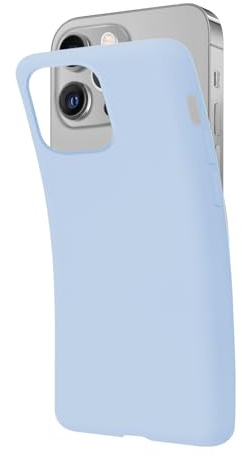 SBS iPhone 13 Pro Hülle Blau Cement Pantone 2127C Hülle Weich Flexibel Kratzfest Dünn Bequem in der Tasche Hülle Kompatibel mit Wireless Charging