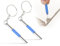 KAPSING Mini Brillen Schraubendreher, 2 Stück 3 in 1 Brillen-Reparatur-Set Reparaturwerkzeug, Precision Reparatur Set Schlüsselbund