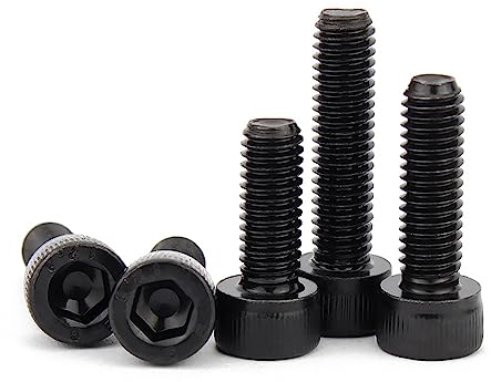 5stk M12-1.25×30mm Metrisches Feingewinde 12.9 Grade schwarz legierter Stahl Sockel Head Cap Schrauben
