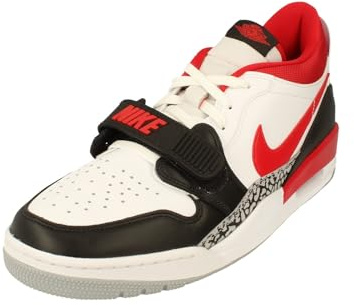 NIKE Air Jordan Legacy 312 Chicago Herren Sneaker CD7069 (White/Black/Wolf Grey/Fire Red 160), Weiß Schwarz Wolf Grau Feuerrot, 47 EU