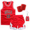 Pardofelis Basketball Trikot Shirt und Shorts Set, Basketball Jersey Schnell Trocknende Atmungsaktives Trainingskleidung mit 2 Schweißband, Basketball Trikot für Herren (5XL, Rot)