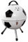 Sphärischer Holzkohlegrill, Tragbarer Holzkohlegrill, Rund Holzkohlegrill, Fußball Form BBQ Grill, Verchromtes Set für Camping, Partys im Freien, BBQ, Picknick, Barbecue