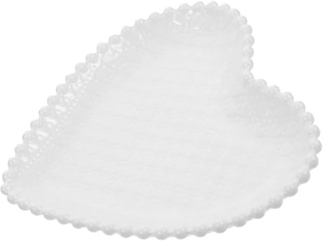 Cabilock Juego De 4 Platos Con Forma De Corazón Bandeja Decorativa Para Tartas Frutas Elegante Plato Para Servir Dulces Y Galletas