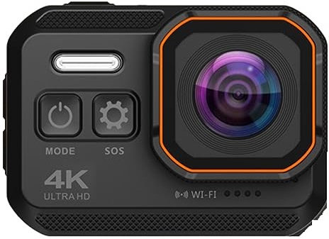nmbhus Action Camera 4K 1080P 60fps Stabilized IP68 Underwater Waterproof Helmet Motorcycle Sport Video Cam Moto Bike 16MP WiFi Webcam(NO SD Card)