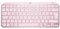 Logitech MX Keys Mini kabellose Bluetooth-Tastatur, für Windows, macOS, iPadOS, Android oder Chrome OS, PC, Mac, Laptop, Smartphone, Tablet, Deutsch QWERTZ-Layout - rosa [Bulk]
