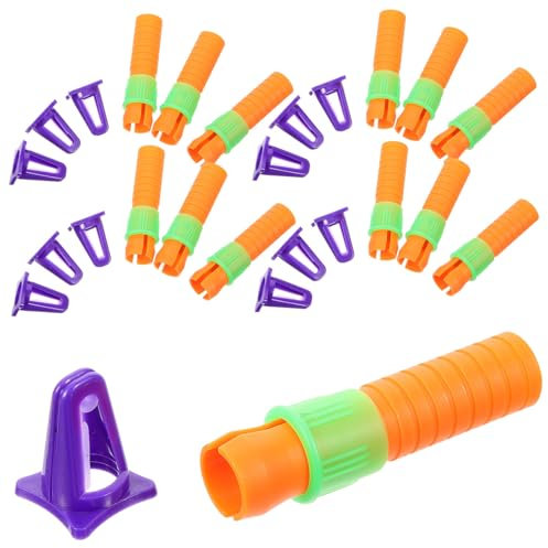 Lurrose 20st Buntstifthalter Ölstift-verlängerung Kappe Für Den Stiftverlängerungshalter Bleistiftverlängerer Für Künstler Art-bleistift-verlängerungs-extender Bleistiftgerät Plastik