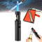 WANFANK Windproof Torch Lighter, Camping Outdoor Windproof Straight Flame Lighter, Airbrush Windproof Lighter, Petrichor Airbrush Windproof Lighter, Built-in Bottle Opener(Black)