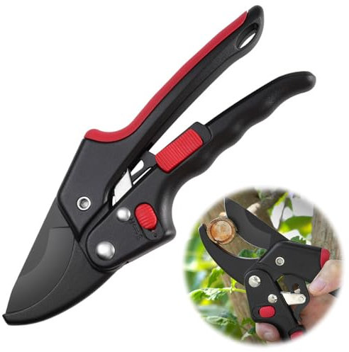Fine jade2 Giardino Troncarami a Cricchetto Cesoie Potatura da Giardino Lame SK5 Ideali per la Potatura e il Taglio dei Rami