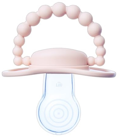 LUU - Schnuller 6+ Monate - Babyschnuller aus medizinischem Silikon, Unterstützt die korrekte Entwicklung der Mundhöhle & Zähne, Stillfreundlich, BPA-frei - Velvet Blush