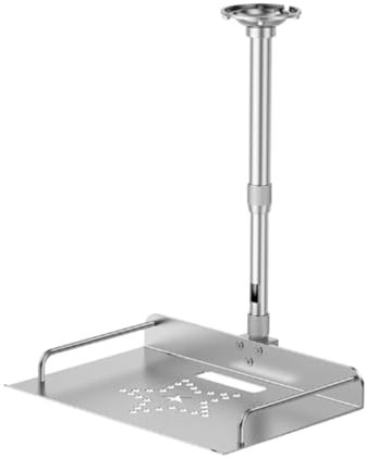 Ronyme Ceiling Mount with Tray for Projector/Camera Wall Ceiling Mounting Projector Shelf Sturdy Adjustable for Bedroom Home Theater, Style B