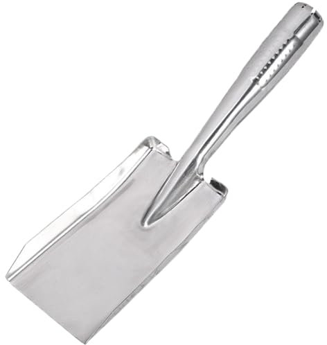 Garden Shovel Hand Trowel Garden Tool, Heavy Duty Stainless Steel Gardening Tools, Rust Resistant Garden Spade Hand Shovel for Transplanting Weeding Moving and Smoothing Digging Planting