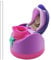 Replacement Lid Compatible with Owala Freesip, with Reusable Plastic Straw, One Button No Leakage Water Bottle Top Cap and Lid Replacement Accessory for 16oz 24oz 32oz 40oz Wide-Mouth Bottles, Magenta
