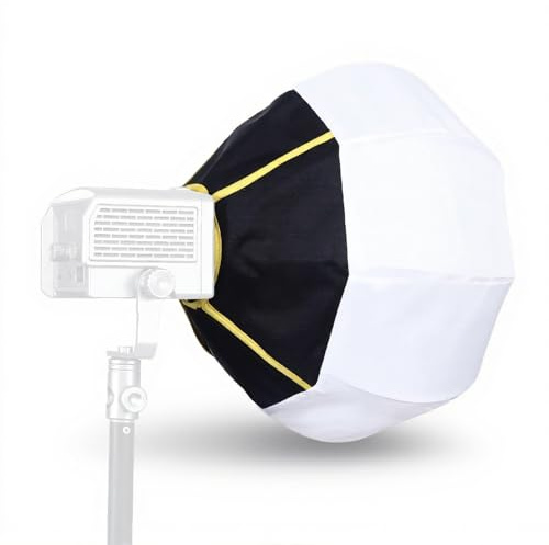 12Inch Lantern Softbox for Bowens Mini Mount Quick Release, Lantern Softbox Soft Light Modifier, Quick Release 360° Omnidirectional Light Diffuser Soft Box