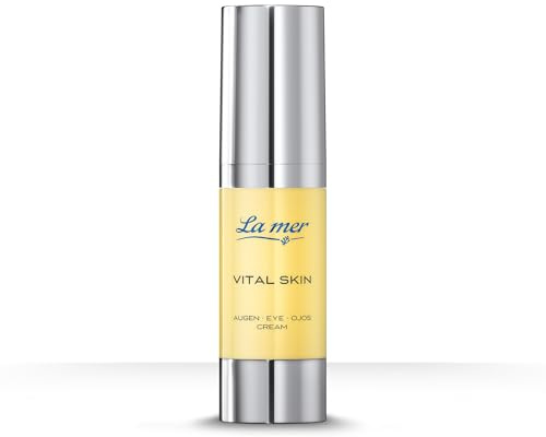 La mer Vital Skin Augencreme - feuchtigkeitsspendende Anti-Age Pflege - straffend, aufhellend und antioxidativ - ohne Duft