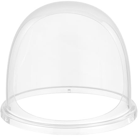 VEVOR Couvercle de Machine à Barbe à Papa, Dôme pour Machine à Barbe à Papa Transparent en Acrylique, Compatible avec les Bols de 38 cm, Conception Rainures Inférieures, pour Fêtes et Magasins