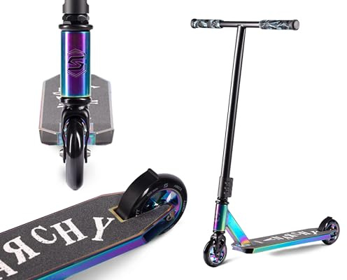 SKITT Stunt Scooter - Anarchy | Für 7–11 Jahre | Hochleistungs ABEC-9 Lager | Leichter Aluminiumrahmen | 360° Lenker für Freestyle