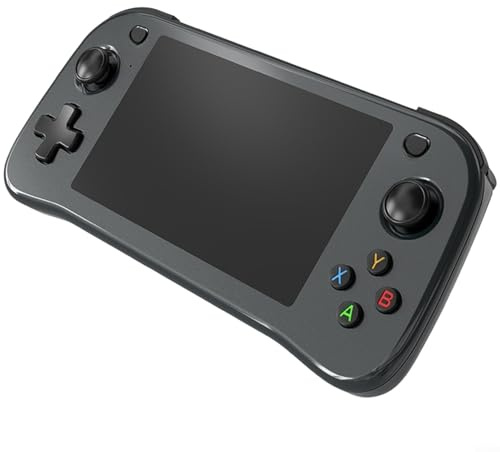 SF3100, console di gioco portatile retrò con 20000 giochi, display IPS da 4,5 pollici, processore dual core, lettore multimediale portatile, batteria da 3000 mAh, per viaggi, bambini e adulti (nero)