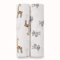 aden + anais Pucktücher, Baby-Decken aus 100% Baumwoll-Musselin für neugeborene Mädchen & Jungen, Wickeltücher-Set für Säuglinge & Kleinkinder, 120x120cm, 2er-Pack, jungle jam