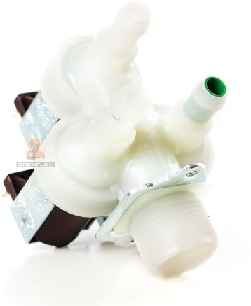 DREHFLEX® - Magnetventil für Waschmaschine Miele - Teile-Nr. 1678013 - für die Modellreihe W700 - W799 - Geräte ohne WPS (elektrisches Wasserstop-System) - ersetzt 4252700 2902362 2902361 1881621
