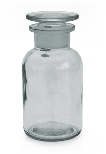 Apothekerflaschen 5 x 250 ml - Klar - Weithals - Labor- & Pharmazeutische Anwendungen - Vintage - PTFE & PS - 5 Stk.