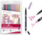 Tombow - ABT ABT Dual Brush | Estuche con 10 Rotuladores de Doble Punta en Colores Surtidos | Marcadores Acuarelables para Manga Shojo