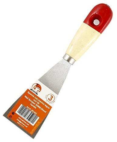SPATOLA CON MANICO LEGNO MM 100