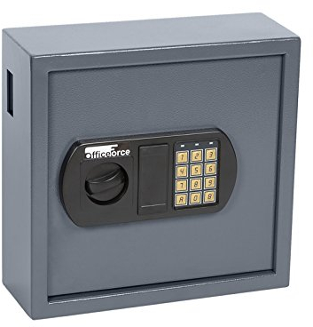 Caja fuerte para llaves ProfiOffice OfficeForce® con cerradura electrónica, caja de seguridad para llaves con código numérico, caja para 25 llaves (20100)