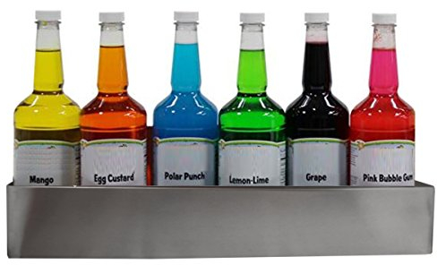 Gastrobedarf Westerbarkey Speed Rack aus Edelstahl für 8 Flaschen zum Aufhängen