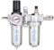 Filtro Regolatore Aria 1/4 '' Filtro Pressione Aria Compressa in Alluminio Filtro Acqua Separatore Trappola Olio 1MPA Filtro Anti-umidità