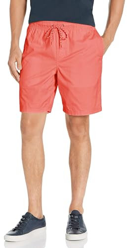 Amazon Essentials Men's 8 Inseam Relaxed-Fit Drawstring Walk Shorts (Available in Plus Size), Coral Pink, XXL