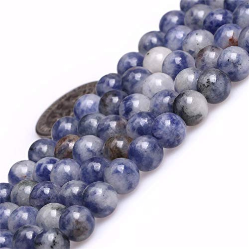 Blue White Sodalite Beads for Jewelry Making Natural Gemstone Semi Precious 4mm Round 15 inch(90-95pcs)
