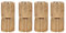 Fictory Charnières Cylindriques - 4 pcs Charnière Invisible Cylindrique Charnières en Cuivre, Caché Dissimulé Tonneau Charnière pour DIY Boîte À Bijoux Main Artisanat Or(12mm)
