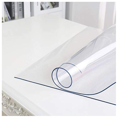 LSSB PVC Sottopiatto Protezione Pavimento Resistente Ai Graffi Fonoassorbente Plastica Tappetino Protettivo Impermeabile Tovaglia Libera-Wash per Casa Night Stand Mobile TV Cucina, 3 Spessore