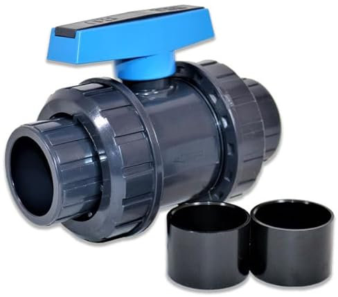eco-filtration 1.5 PRESSURE BALL VALVE KOI FISH POND TANK FILTER PIPE FITTING