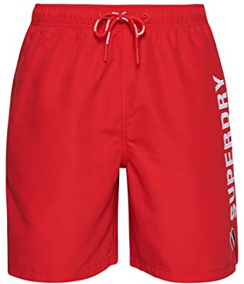 Superdry Herren Code Applque 19inch Swim Short W2 - Swim Shorts (1er Pack)