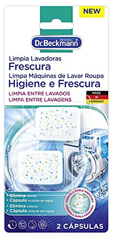 Dr. Beckmann Limpia Lavadoras Frescura Cápsulas, 2 cápsulas