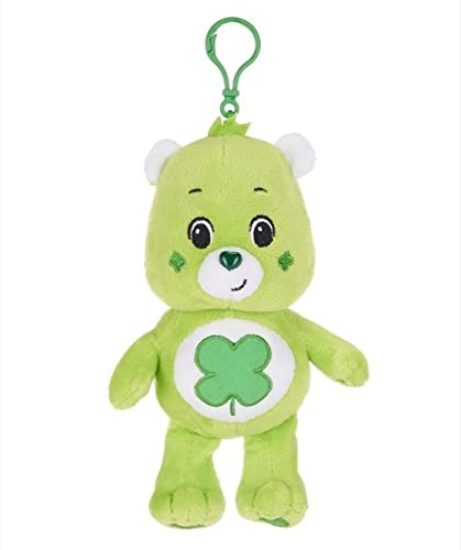 Whitehouse Glücksbärchis Care Bears Bagclip Plüsch Schlüssel-Anhänger 6 versch. Figuren, 14 cm ORIGINAL Kuscheltier - Unlock The Magic super weicher Teddybär für Ranzen Rucksack Tasche (Glücksbärchi)
