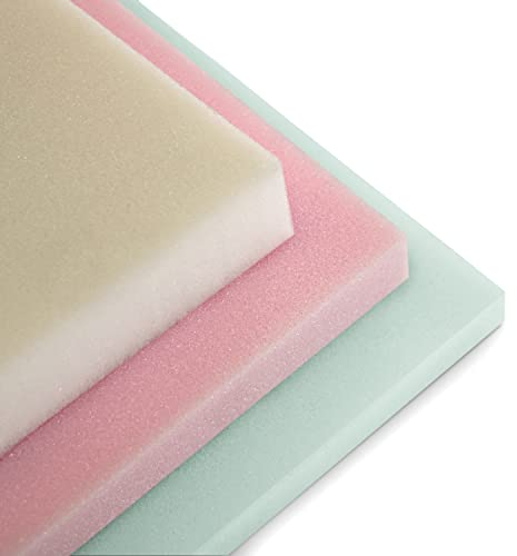 HAPPERS Plancha de Espuma Multiusos 200x100x4cm-D25 kg/m3. Tapicería, colchón, camper, sofás, relleno, manualidades