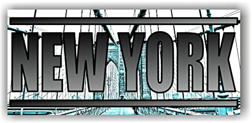 Expellia Aufkleber USA Amerika New York Modell 20 geeignet für Auto Motorrad PC Innenraum Haus Dekoration