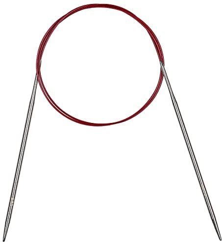 Coopay Rundstricknadeln 100 cm, 4,0 mm Stricknadeln Rundstricknadel Edelstahl Rundstricknadeln mit Flexibel Kabel, Robust Rund Stricknadeln für Decken Stricken & Große Projekte