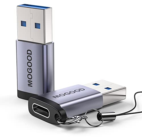 USB C Female to USB A Male Adapter Type C Charger Connector for Apple MagSafe Watch 7/8 to USB Wall Plug Type C Charger Cable Power Converter Compatible with iPhone 14 Plus Pro iWatch AirPods CarPlay