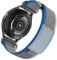 Kamita Nylon Correa para Samsung Galaxy Watch 7 6 5 4/Galaxy Watch FE/Watch6 Classic/Watch4 Classic/Watch5 Pro, Banda Deportiva Regulable Elástico Trail Loop Watchband para Hombres Mujeres(Azul-gris)
