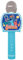 Lexibook, Disney Stitch, Micrófono Bluetooth con función de Cambio de Voz, Altavoz Incorporado, Soporte para teléfono Incluido, Color Blue, Talla única (MIC240D)