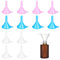 12Pcs Small Plastic Funnel, Tiny Funnels for Filling Small Bottles Capsules Powder Mini Perfume Funnel for Lab Bottles, Perfume, Spice, Powder, Essential Oil