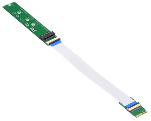 Xiwai 2230 NGFF M.2 Key-M vers Key A+E Adaptateur Carte Extension Câble pour Ordinateur Portable Carte Mère SSD 2280 Extender