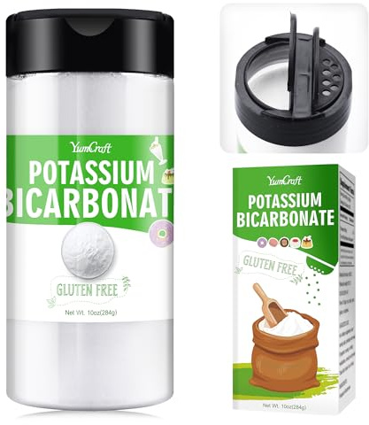 10 Unzen Potassium Bicarbonate, 100% reines Kaliumbicarbonat, Pulver für Pflanzen, Kuchen, Weingut, Sauerteig, Nahrungsmittelqualität natürlicher Backpulver zum Backen, Snacks, Kekse
