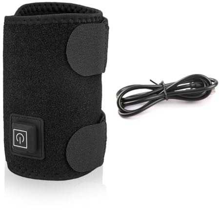 Asyduey Wrap Elbow Tennis Heating Support Brace Arm Heating Pad Sleeve Electric Elbow Heat Wrap Adjustable 3 Temperature Setting