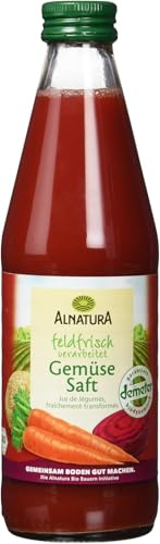 Alnatura Bio Gemüsesaft feldfrisch (1 x 330 ml) (Packung mit 6)